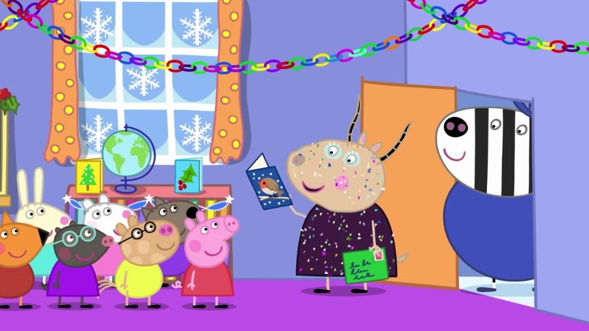 佩奇收到圣诞老人的回信啦，太开心了