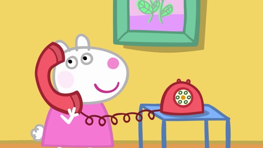 佩奇模仿大人忙工作，认真的样子太可爱啦